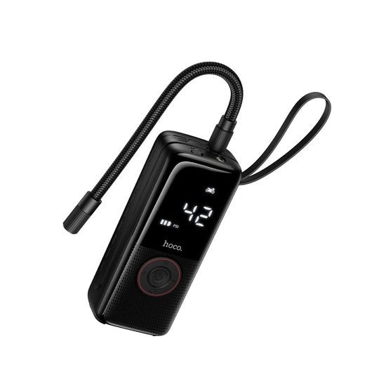 Hoco 4000 mAh ZP18 Compresor auto wireless, negru