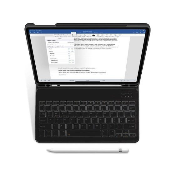 Tech-Protect SC Pen + billentyűzet tok, Apple iPad 10.9 2022, fekete