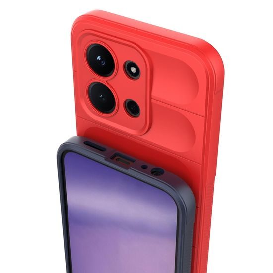 Θήκη Wency Magic Shield, Xiaomi Redmi 15C, κόκκινη