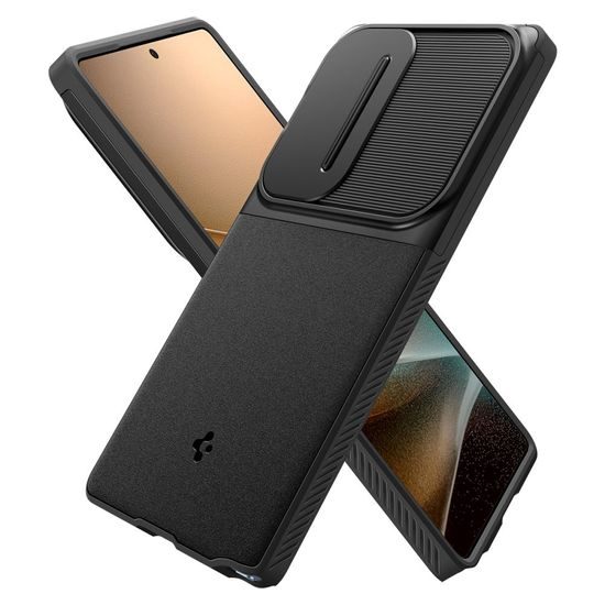 Spigen Optik Armor, Samsung Galaxy S25 Ultra, černý