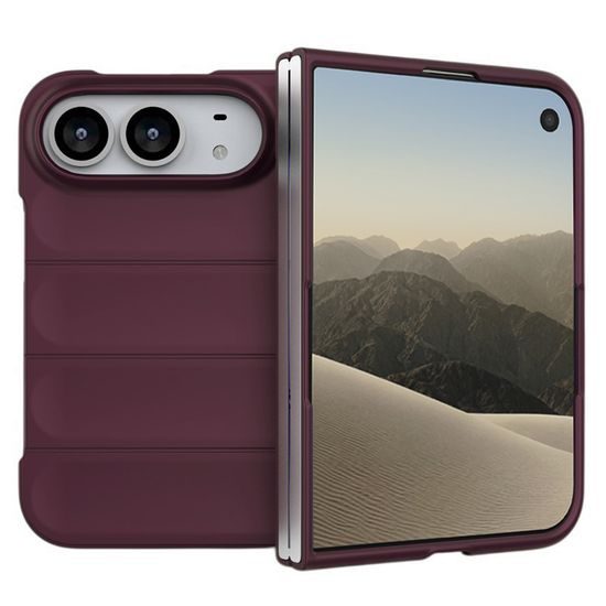 Magic Shield Case für iPhone Duo - Stoßfeste Schutzhülle aus TPU - Dark Cherry