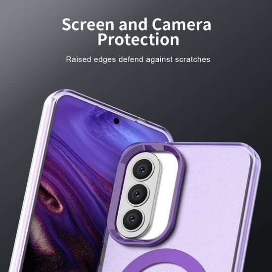 Techsuit CandyCase MagSafe, Samsung Galaxy A37 5G, fialový