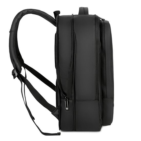 JP Rucksack B05 für Alltag und Freizeit - 44x32x10~15 cm - Schwarz