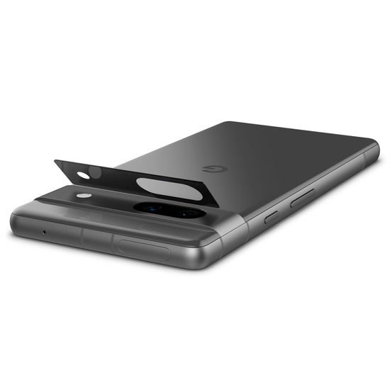 Spigen Optik.TR Ez Fit kameravédő, 2 darab, Google Pixel 7A, fekete