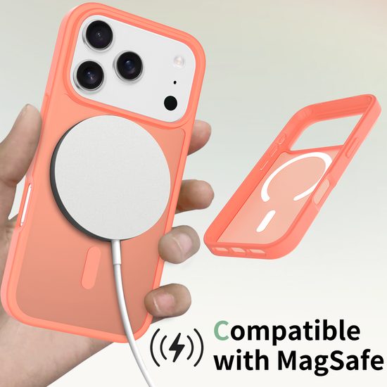 JP MagFit Colour θήκη MagSafe με μαγνήτη N52, iPhone 17 Pro, πορτοκαλί