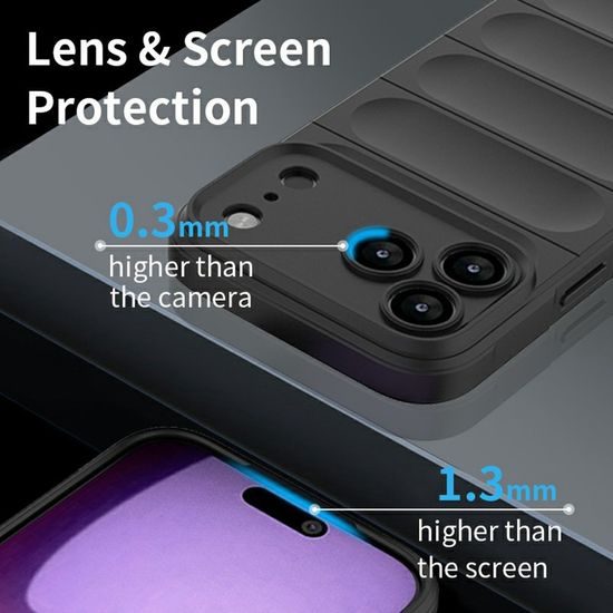 Etui Magic Shield, iPhone 17 Pro Max / iPhone 18 Pro Max, fioletowe
