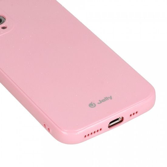 Jelly case iPhone 12 Mini, světlo ružový