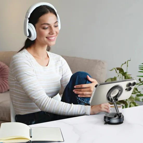 Tech-Protect N60 Magnetisk MagSafe Holder til Forrude / Instrumentbræt - Sort