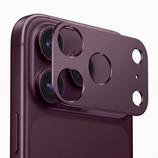 Tech-Protect Camalloy Fit+ kaamerakaitse iPhone 18 Pro Max – punane