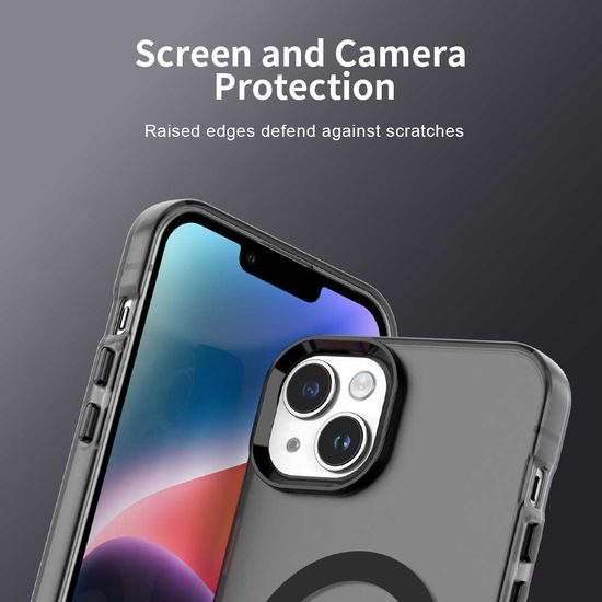 Techsuit CandyCase MagSafe, iPhone 14, μαύρο
