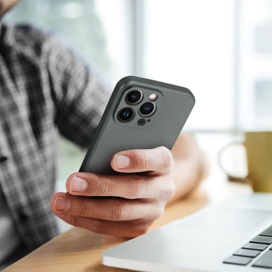 Μεταλλική θήκη, iPhone 15 Pro Max, Γκρι