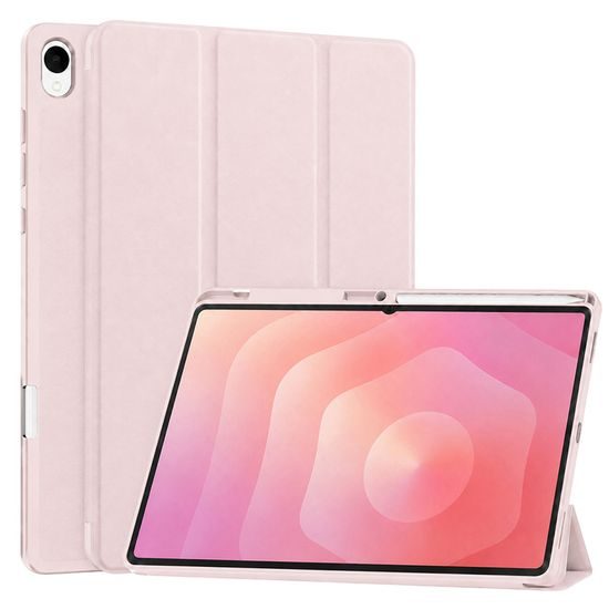 Samsung Galaxy Tab S12 Plus ümbris – Techsuit Flex Trifold – roosa