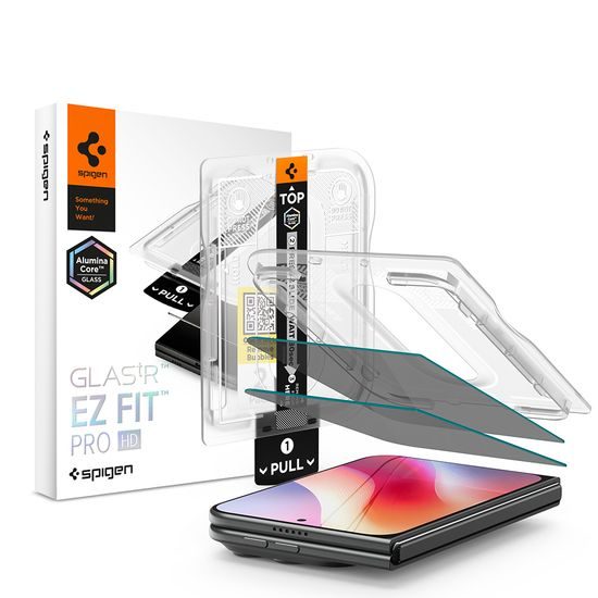 Spigen Glas.TR EZ Fit Pro HD (AGL12015), Tvrdené sklo 2 kusy, iPhone Duo, Privacy