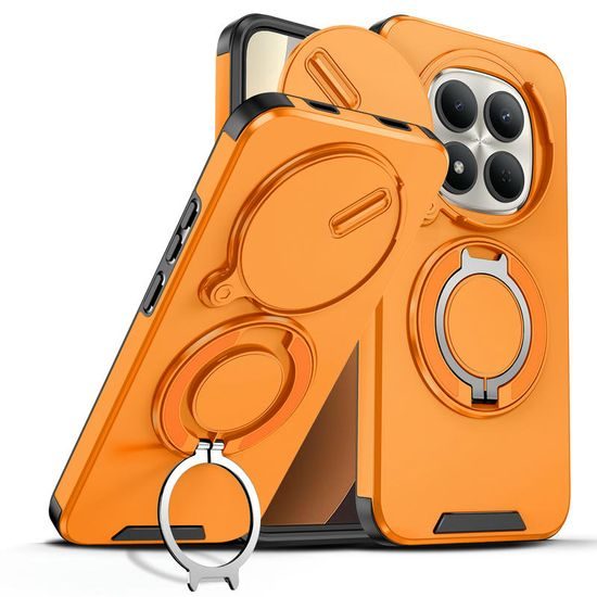 Husă Camslide Stand, Xiaomi Redmi Note 15 Pro 5G, portocaliu