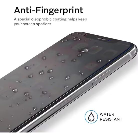 iPhone 18 Pro Max privātuma aizsargstikls – JP Privacy rūdītais stikls – melns