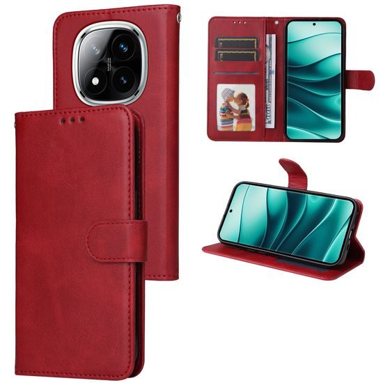 Μαγνητική Θήκη, Xiaomi Redmi Note 14 Pro 4G, Κόκκινη