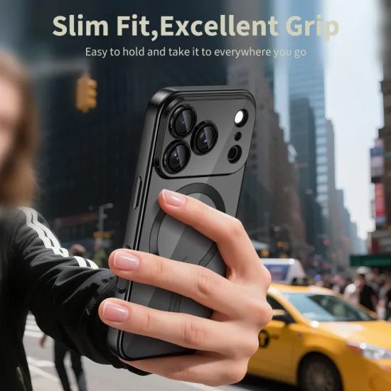 Tech-Protect MagFlex MagSafe iPhone 17 Pro, γυαλιστερό μαύρο