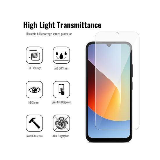 JP Combo pack, Sada 2 tvrzených skel a 2 sklíček na fotoaparát, Xiaomi Redmi A7 Pro