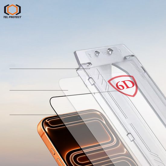 Tel Protect Dust-Free Easy Fit 6D zaštitno kaljeno staklo, Samsung Galaxy S26 Plus, crno