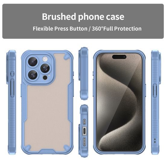 ArmorShield Hybrid Case, iPhone 15 Pro, μπλε