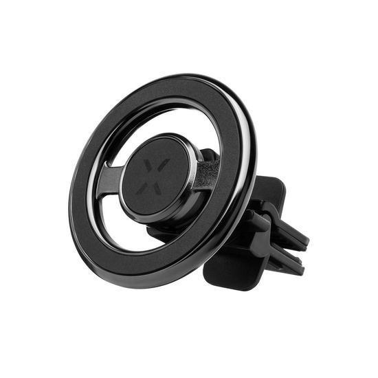 Mágneses fémtartó FIXED MagMount Vent MagSafe támogatással, fekete