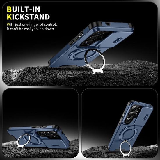 Θήκη Camslide Stand, Samsung Galaxy S26 Ultra, μπλε