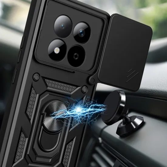 Tech-Protect CamShield Pro Xiaomi Poco M8 Pro / Redmi Note 15 Pro Plus 5G, μαύρο