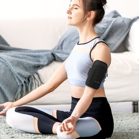 Tech-Protect M6 Univerzális sport karpánt, fekete
