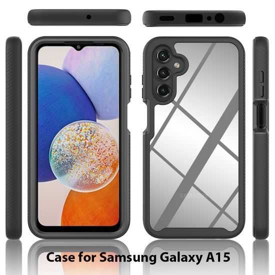 JP Defense360 tok, Samsung Galaxy A15, fekete