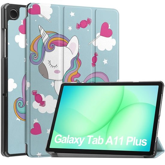 Techsuit FoldPro, Samsung Galaxy Tab A11 Plus / A9 Plus, Unicorn