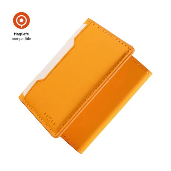 FIXED MagWallet Trifold pénztárca MagSafe-fel, narancssárga