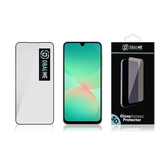 Samsung Galaxy A27 5G aizsargstikls – OBAL:ME 5D rūdītais stikls – melns