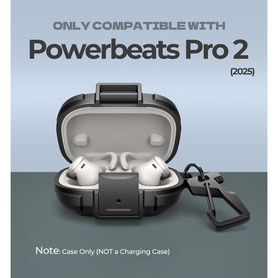 Ανθεκτική θήκη Dexnor, Beats Powerbeats Pro 2, μαύρη