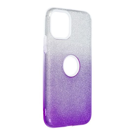 Obal Forcell Shining, iPhone 11 Pro, stříbrno fialový