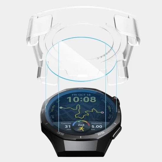 Tech-Protect Σκληρυμένο γυαλί Easy Set+, Huawei Watch GT 5 Pro (46 mm), 2 τεμάχια