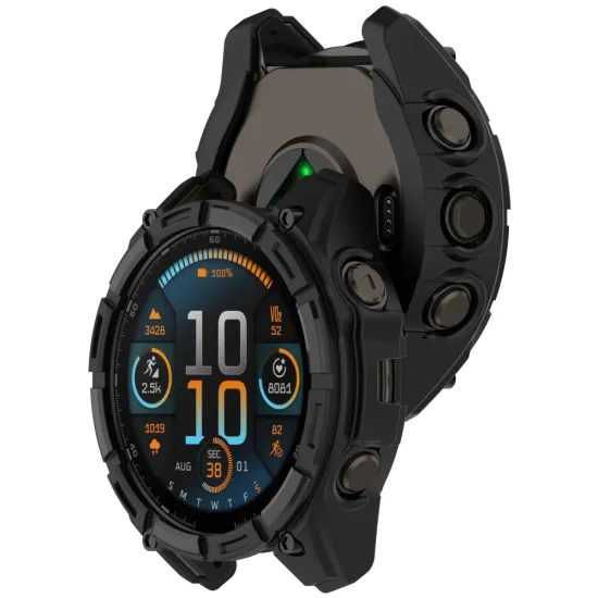 Tech-Protect Defense Air, Garmin Fenix 8 (47 mm), μαύρο