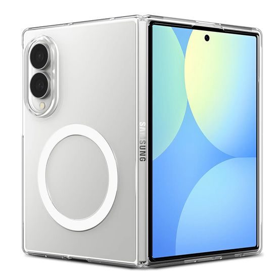 Spigen AirSkin Magsafe, Samsung Galaxy Z Fold 8, transparent / alb