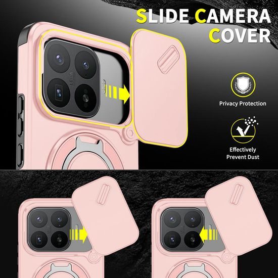 Θήκη Camslide Stand, Xiaomi 17T Pro, ροζ