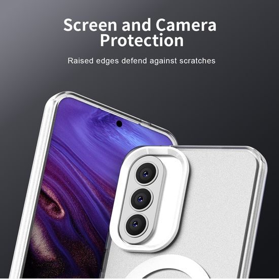 Techsuit CandyCase MagSafe, Samsung Galaxy A57 5G, bílý