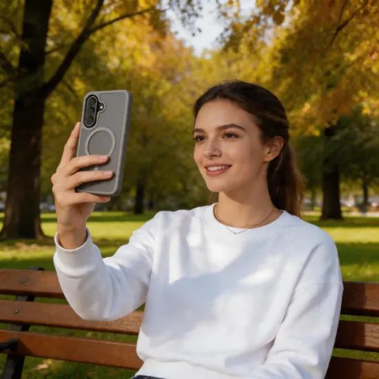 Tech-Protect MagMat MagSafe, Samsung Galaxy A57 5G, grigio opaco