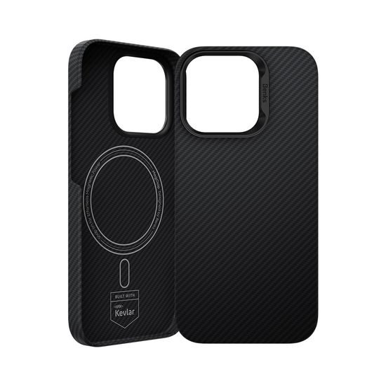Benks Magnetic Armor Air Kevlar θήκη PC Frame, iPhone 16 Pro, μαύρη