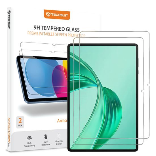 Techsuit ArmorGlass CrystalHD, Honor Pad X8a / Oppo Pad (2022) / Xiaomi Pad 6 / 6 Pro, 2 τεμάχια