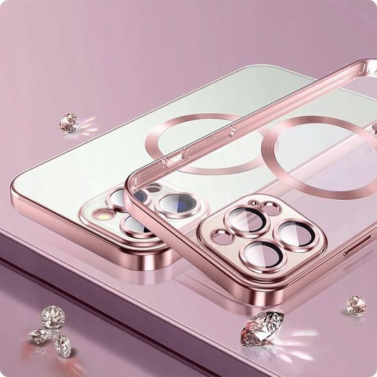 Tech-Protect MagShine, iPhone 11, rózsaszín