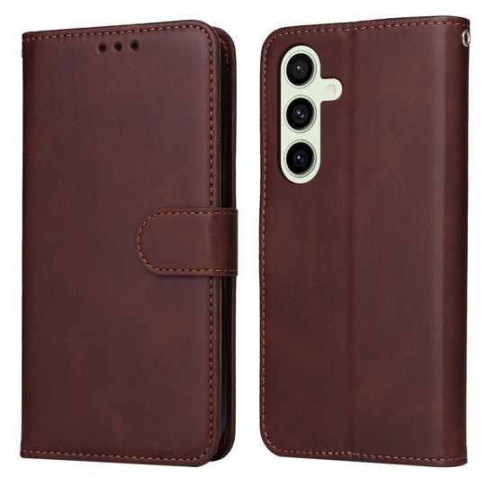 Magnet Case, Samsung Galaxy S24 FE, hnedý