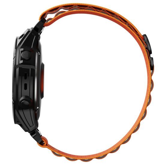 Tech-Protect Nylon PRO pásek, Garmin Fenix 5 / 6 / 6 Pro / 7, oranžový