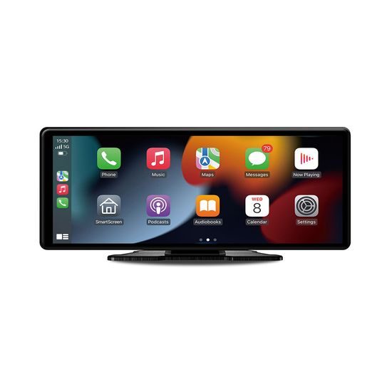 10,26" CarPlay zaslon za auto s bežičnim Apple CarPlay i Android Auto s 4K kamerom i stražnjom Full HD kamerom