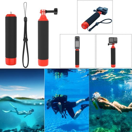 Floaty Hand Grip Pro – Πλωτή λαβή για GoPro, Insta360 και action cameras (σπείρωμα 1/4")