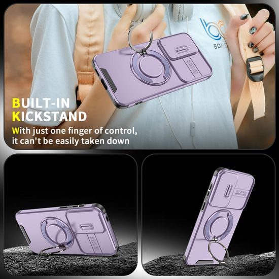 Husă Camslide Stand, Samsung Galaxy A57, violet