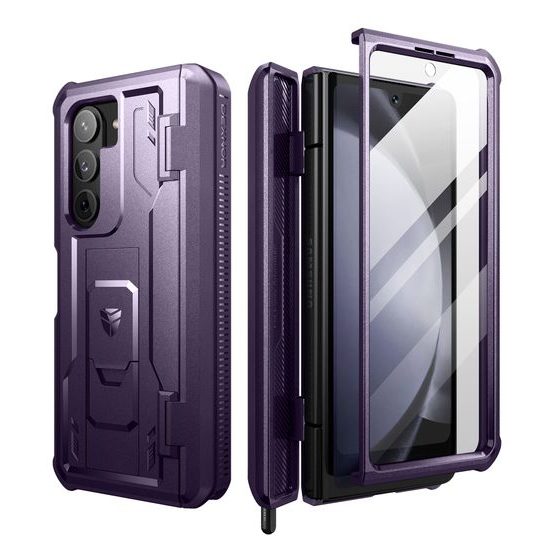 Dexnor 360 Kickstand borító Samsung Galaxy Z Fold 5, lila