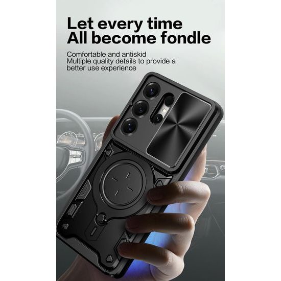 Θήκη Camshield Ring, Samsung Galaxy S26 Ultra, μαύρη